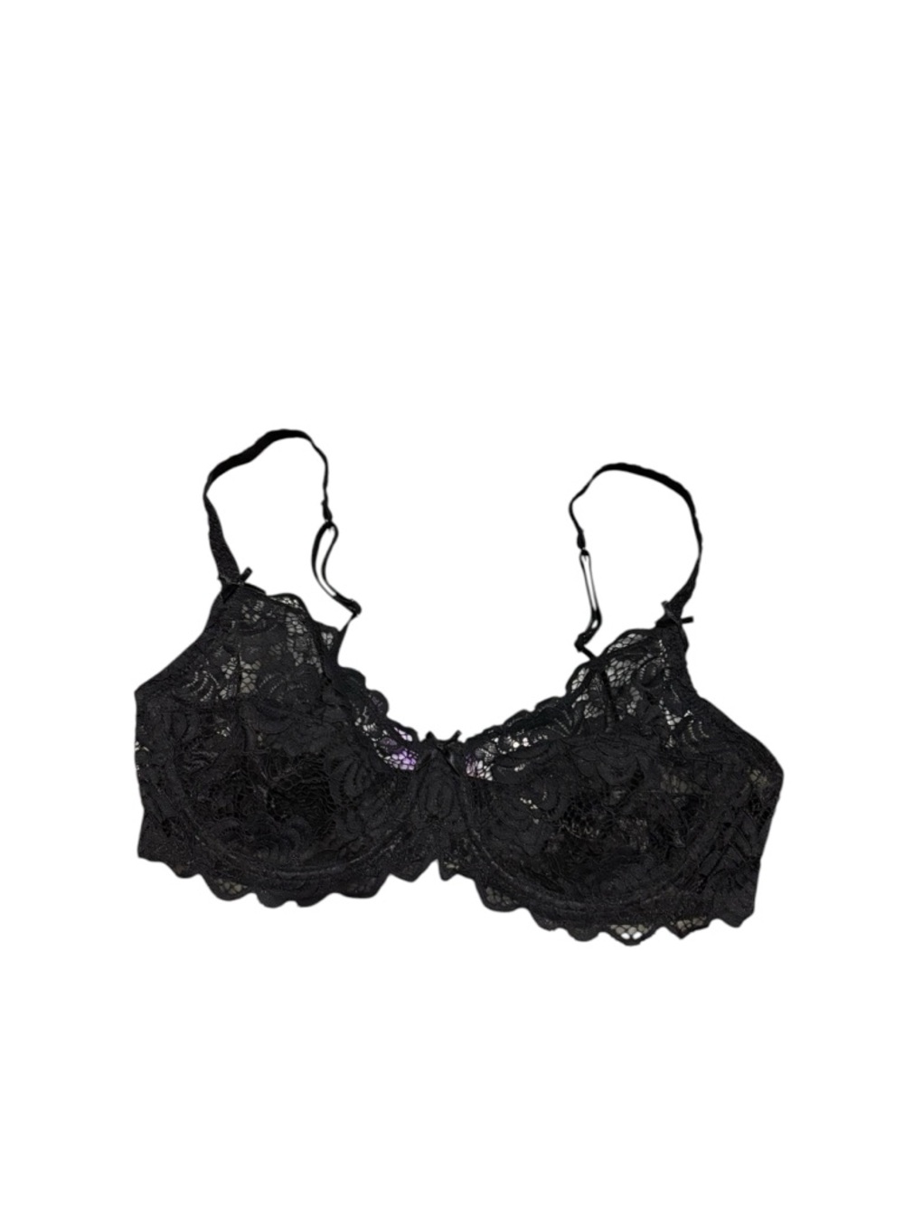 Adore Me Black Lace Underwire Bra - Picture 2 of 4